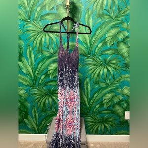 Floral racer back maxi dress 🌸